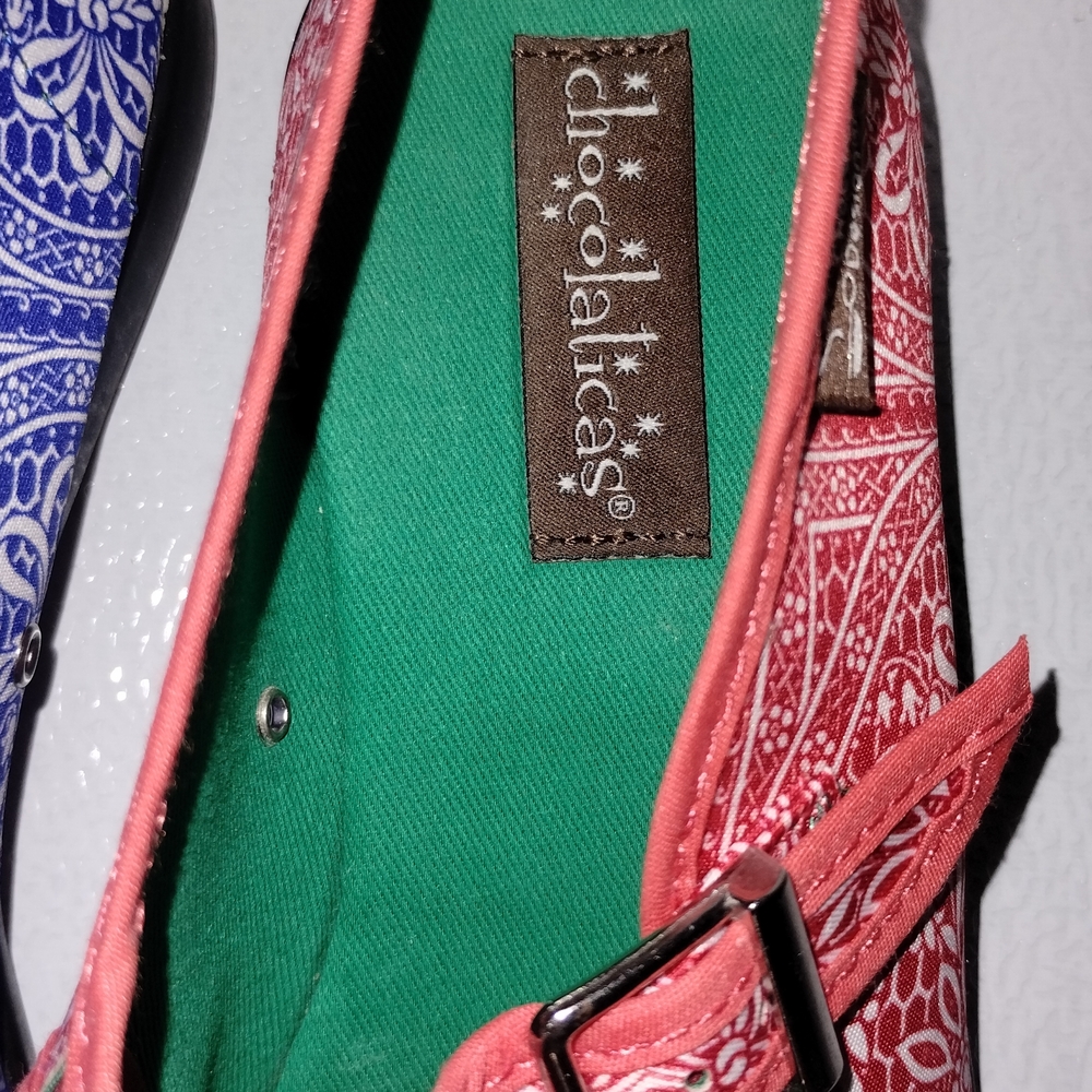 Mary Jane Card-Themed Flats - Red, Blue, Green - Picture 3 of 7